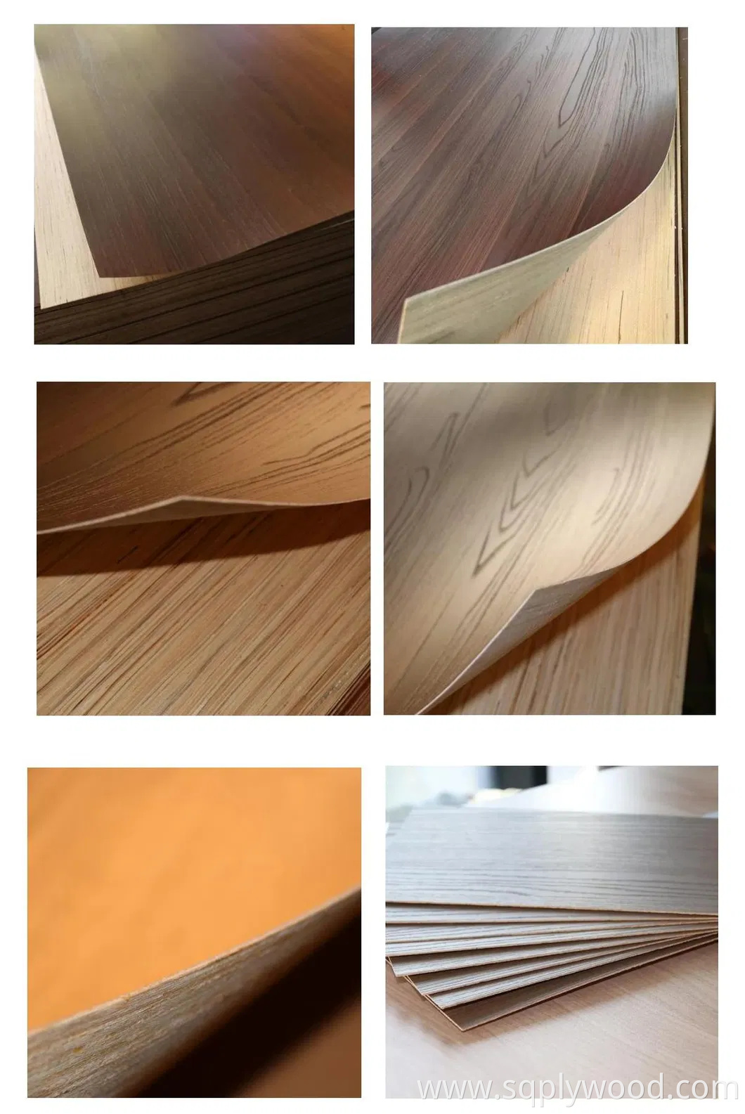 1.5mm Furniture Grade Melamine Faced Plywood Synchronized Recon Plywood for Furniture